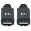 cable manhattan usb c v3.2 c c 1.0m 10gbps 100w