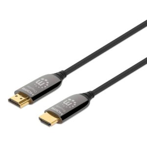 cable manhattan hdmi 2.1 fibra optica 10m 8ka60hz certificado