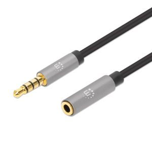 extensión de cable manhattan auxiliar de audio estéreo