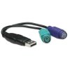 convertidor manhattan ps/2 a usb 2 puertos