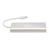 dock manhattan replicador puertos usb tipo c 6 en 1 hdmi/rj45/usb