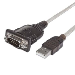 convertidor usb manhattan a serial db9 0.4m chip ftdi ft232