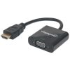 convertidor manhattan video hdmi a svga bolsa color negro