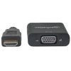 convertidor manhattan video hdmi a svga bolsa color negro