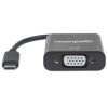 convertidor manhattan video usb c 3.1 a vga h color negro
