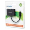 docking manhattan usb c a hdmi multipuertos color negro