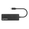 hub manhattan usb 3.2 gen1 tipo c 4 puertos usb a
