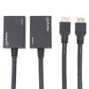 extensor manhattan video hdmi vía cat 5/6 30m color negro