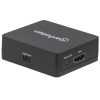 video splitter manhattan hdmi 2 puertos 1080p alimentado por usb color negro