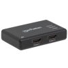 video splitter manhattan hdmi 2 puertos uhd tv 4k/30hz color negro