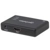 video splitter manhattan hdmi 2 puertos uhd tv 4k/30hz color negro