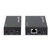 extensor manhattan video hdmi sobre ethernet vía cat 6 1080p 50m color negro