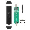 gabinete sdd manhattan usb a / usb c m.2 nvme/sata
