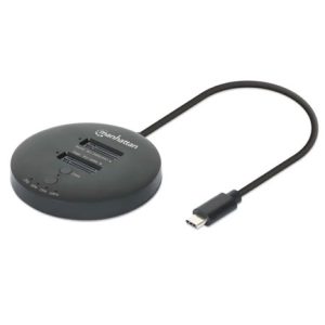 gabinete quickdock manhattan usb c 2ptos ssd m.2 nvme