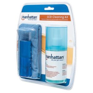 kit limpieza manhattan para lcd solución 200ml paño y brocha