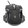 mouse manhattan gaming Óptico led 6 botones color negro