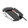 mouse manhattan gaming Óptico led 3200 dpi 7 botones color negro plata