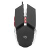 mouse manhattan gaming Óptico led 3200 dpi 7 botones color negro plata