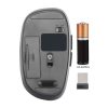 mouse optico manhattan inalambrico 6 botones diestro 2.4g negro