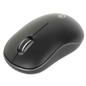mouse optico inalambrico manhattan 3 botones 2.4g negro