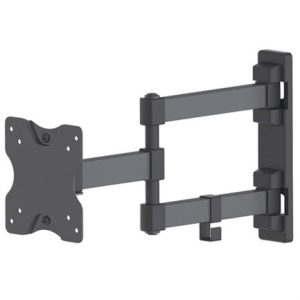 soporte monitor manhattan 13" a 27" pared movimiento articulado color negro