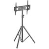 soporte tv manhattan 37" a 70" piso c/trípode ajusto vertical color negro