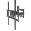 soporte tv manhattan 32" a 55" 35 kg pared movimiento articulado curvas/planas color negro
