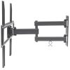 soporte tv manhattan 32" a 55" 35 kg pared movimiento articulado curvas/planas color negro