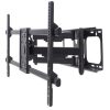 soporte tv manhattan 37" a 90" pared movimiento articulado curvas/planas color negro