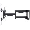 soporte tv manhattan 37" a 90" pared movimiento articulado curvas/planas color negro