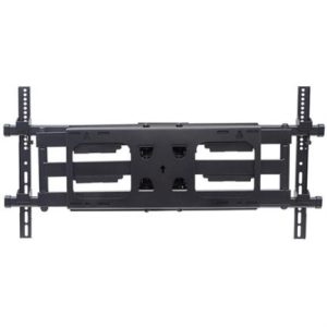 soporte tv manhattan 37" a 90" pared movimiento articulado curvas/planas color negro