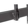 soporte tv manhattan 37" a 70" 50 kg techo inclinación color negro