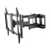 soporte tv manhattan pared movimiento articulado pantallas curvas/planas 60" a 100" máximo 80 kg