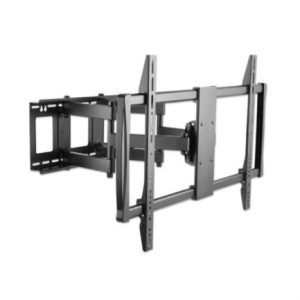 soporte tv manhattan pared movimiento articulado pantallas curvas/planas 60" a 100" máximo 80 kg
