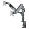 soporte monitor manhattan universal para 2 monitores 17" a 32" pistón gas hasta 8 kg