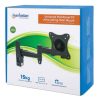 soporte monitor manhattan pared movimiento articulado pantalla plana 13" a 27" máximo 15 kg