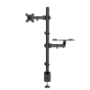 soporte monitor manhattan escritorio para 13" a 32"/laptop 10" a 17" hasta 8 kg altura ajustable