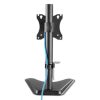 soporte monitor manhattan de escritorio para lcd 17" a 27" hasta 7kg inclinación/altura ajustable color negro