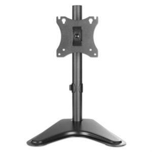 soporte monitor manhattan de escritorio para lcd 17" a 27" hasta 7kg inclinación/altura ajustable color negro
