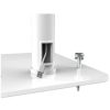 soporte de suelo manhattan antirrobo para tablet/ipad 7.9" a 11" altura 790 a 1190mm color blanco