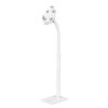 soporte de suelo manhattan antirrobo para tablet/ipad 7.9" a 11" altura 790 a 1190mm color blanco