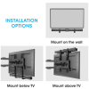 soporte manhattan universal para barra de sonido