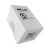 caja de montaje nexxt solutions superficial 1 puerto rj45 cat5e blanco