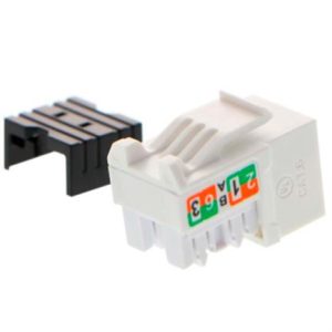 modulo sin blindaje nexxt solutions keystone jack cat6 tipo 110 blanco