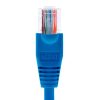 cable de conexión red nexxt solutions cat5e 100 mhz 3.05m 24 awg color azul