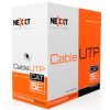 cable nexxt solutions cat5e utp 100mhz 4p cm 305m 24awg negro