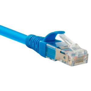 cable de conexion nexxt solutions s/ftp cat6a 90 cm lszh azul