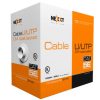 cable nexxt solutions professional cat5e utp 4p 24awg cm 305m gris