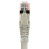 cable de conexión red nexxt solutions cat6a 2.1m s/ftp lszh color gris