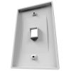placa de pared nexxt solutions 1 puerto para conectores tipo keystone módulo rj45 blanco